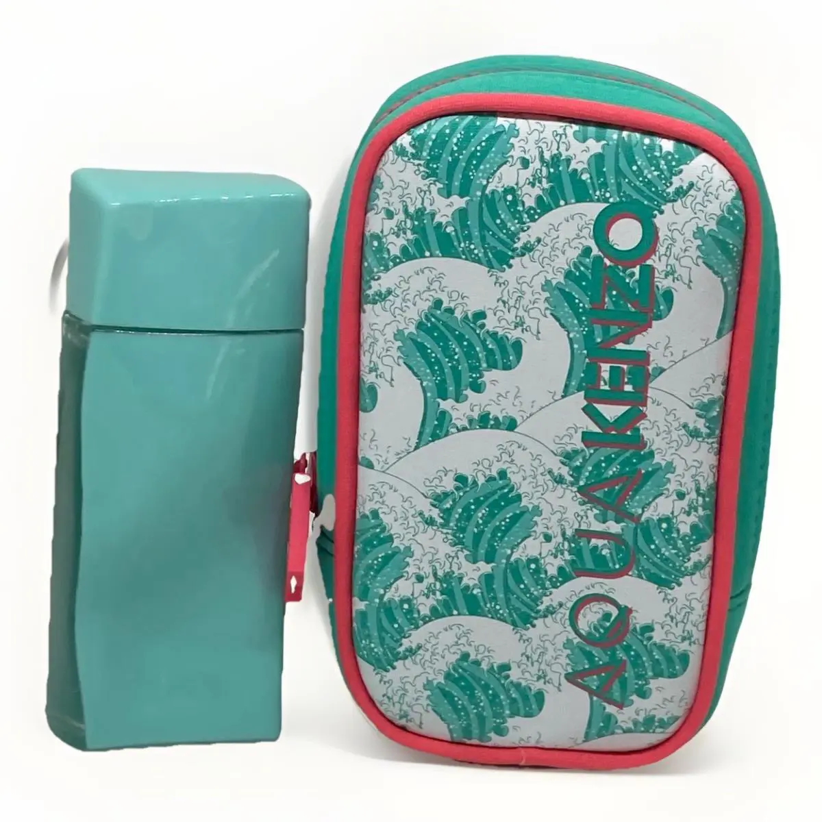 Aqua Kenzo Pour Femme 1.7 oz 50 ml Edt Spray Gift Set Zippered Travel Pouch