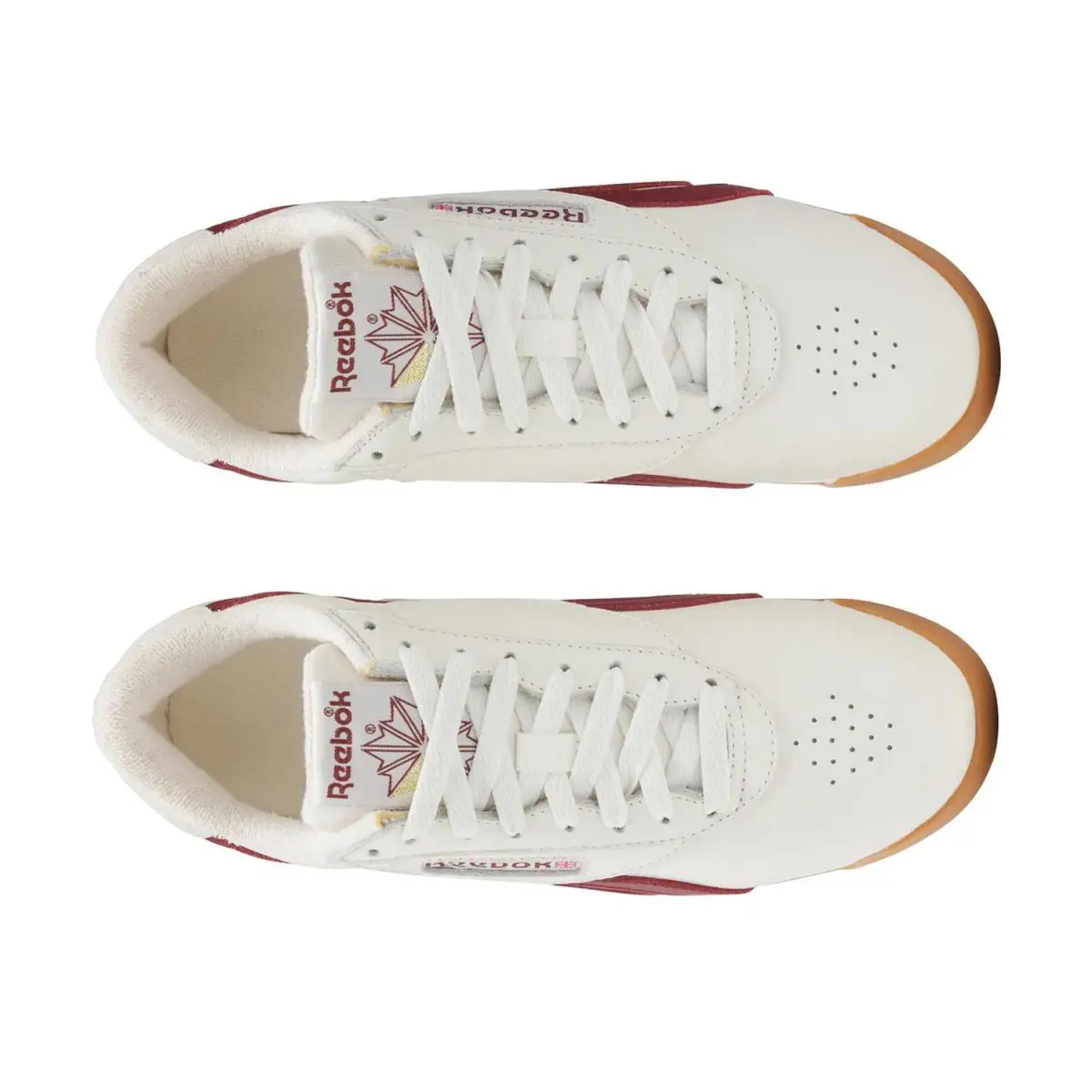 Reebok shoes - Off White/Burgundy 8