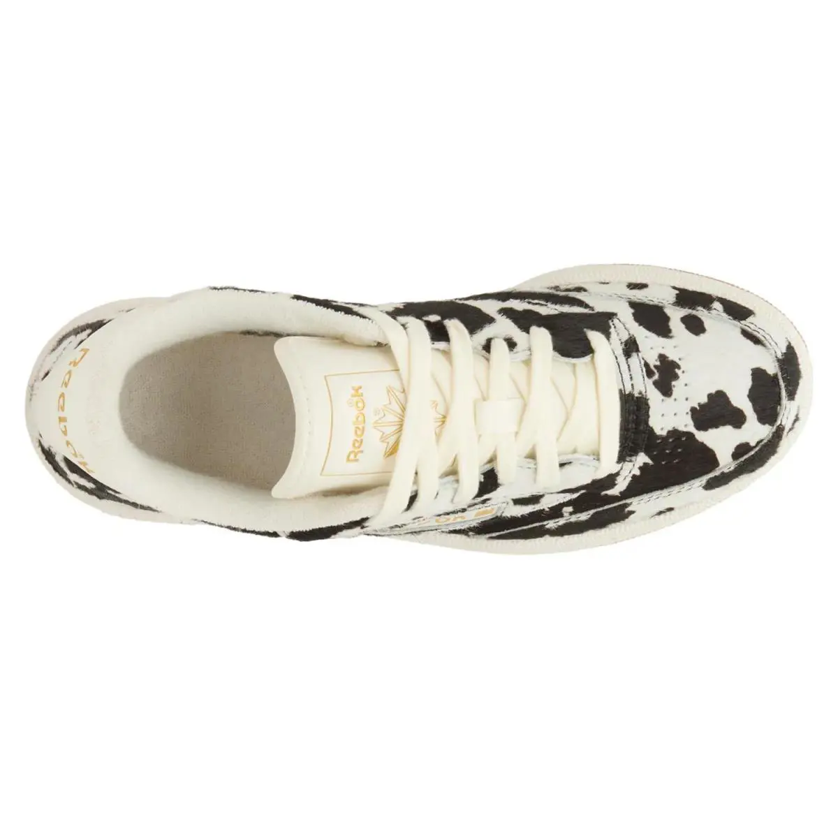 Reebok shoes - Black/White Cow Print Calf Hair Leather 5
