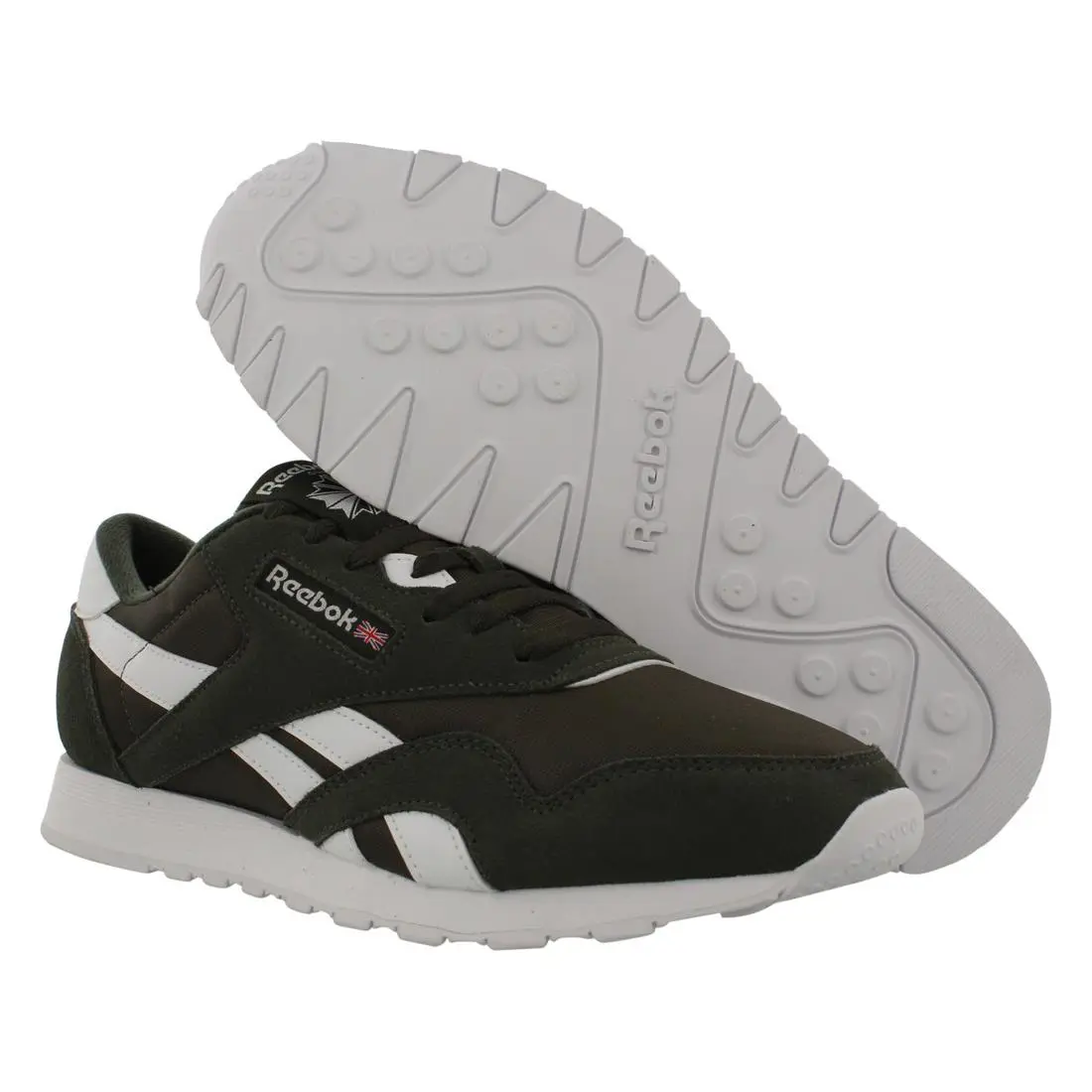 Reebok shoes - Olive White, Main: Green 4