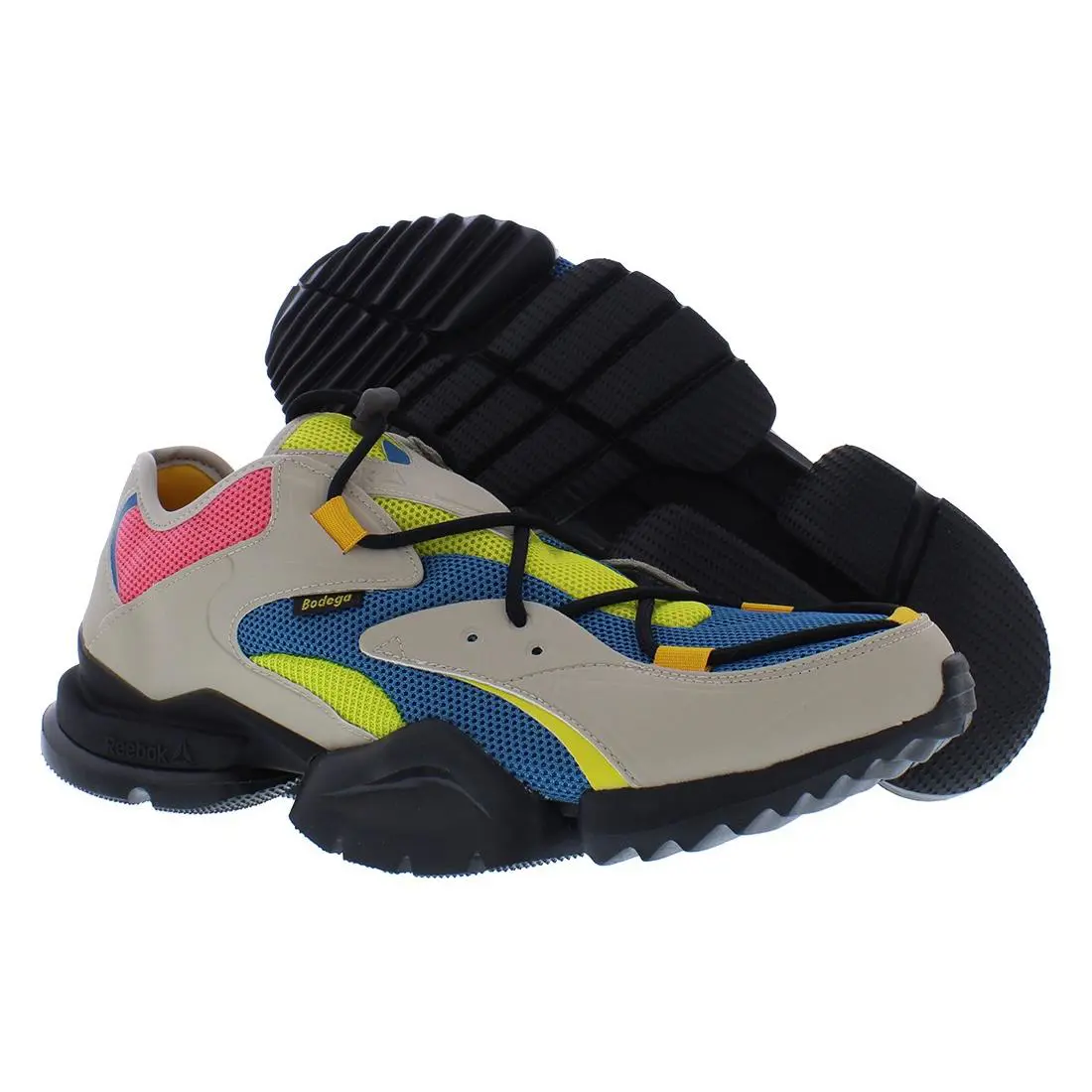 Reebok shoes - Parchment/Blue/Charters/Pink, Main: Beige 4