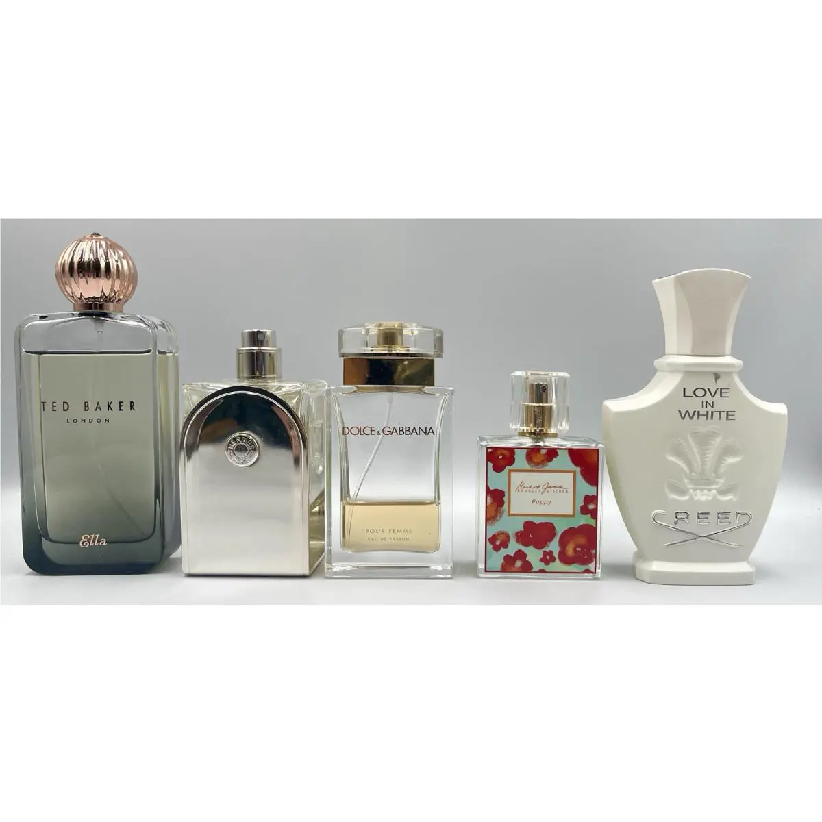 Hermes Voyage D`hermes Parfum 3/4 Full Dolce Gabbana Ted Baker Ella Poppy