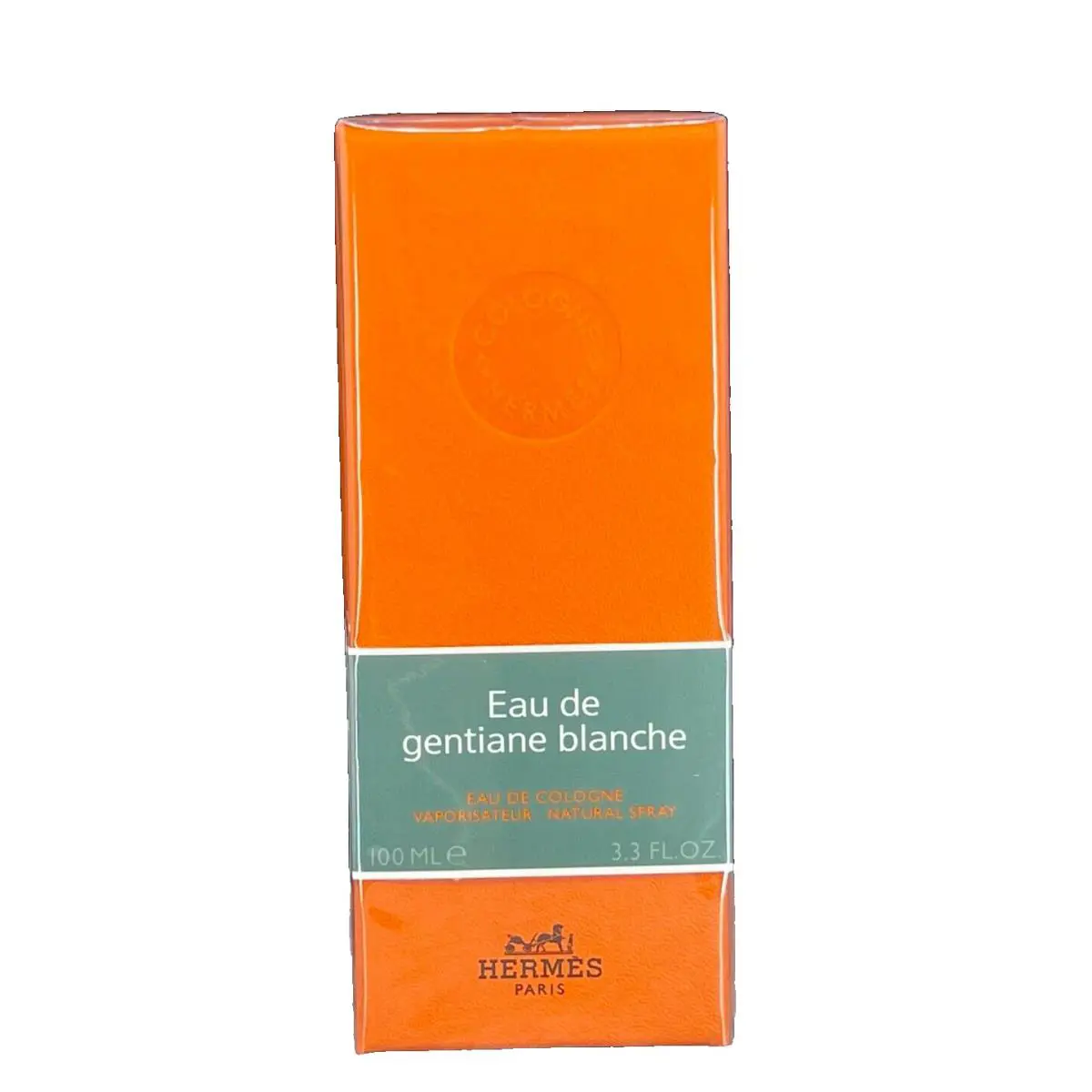Hermes Eau De Gentiane Blanche Eau De Cologne Spray 2010 Edition 3.3 oz