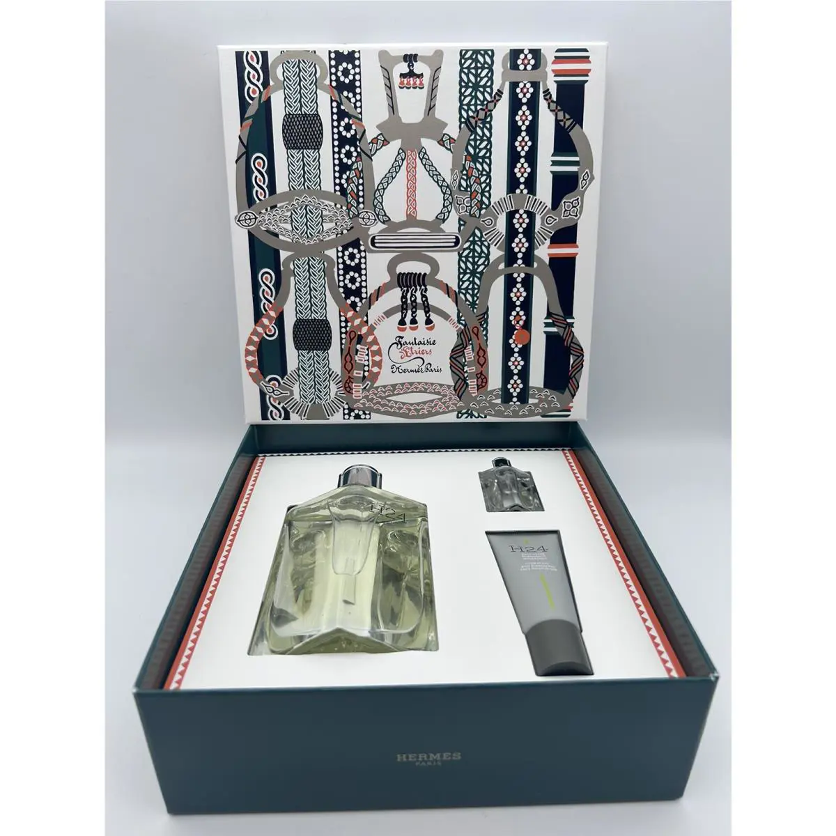 Hermes H24 by Hermes Cologne For Men Edt 3.3 Oz Gift Set Mini Moisturizer