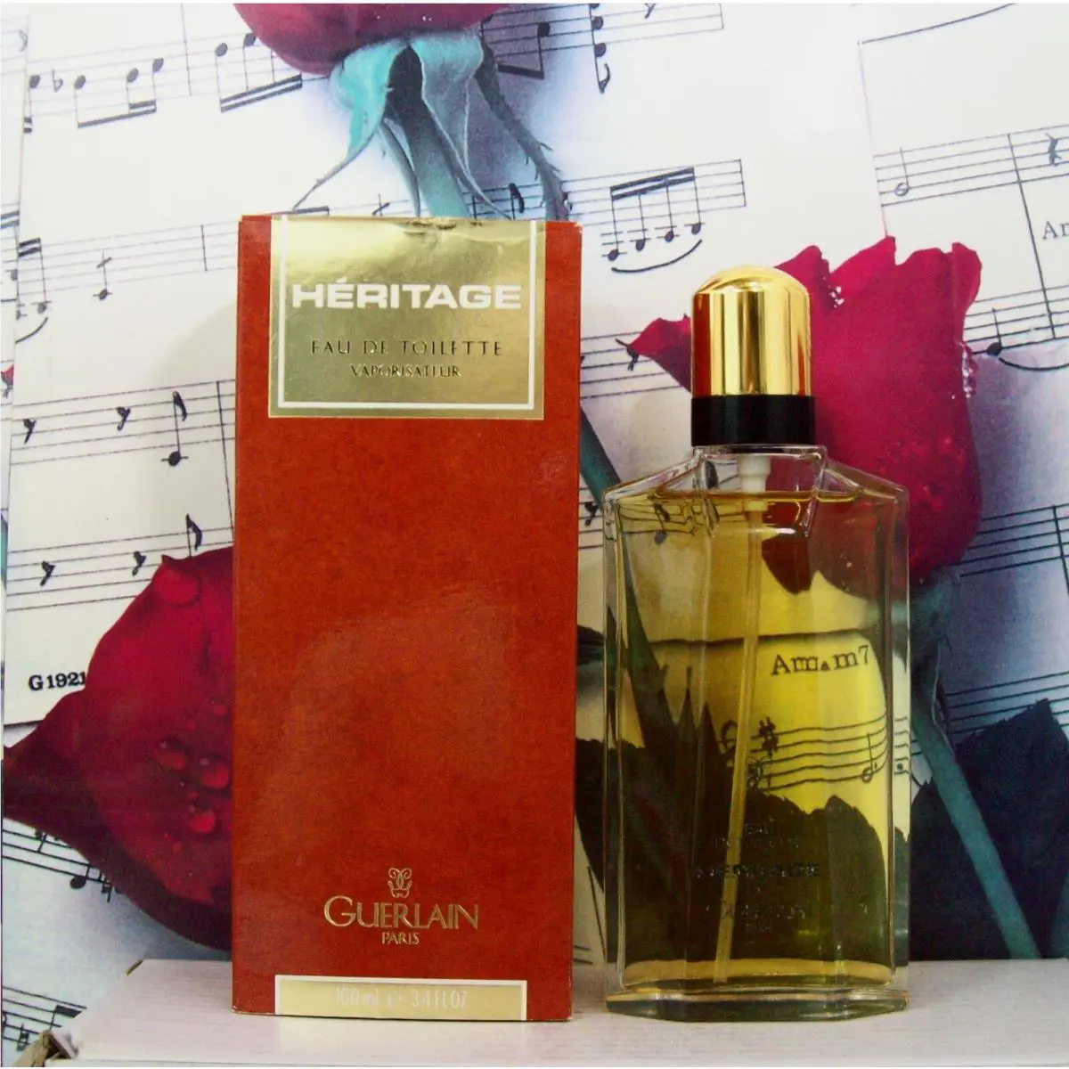 Heritage De Guerlain Edt Spray 3.4 Fl. Oz. Nwb. Vintage