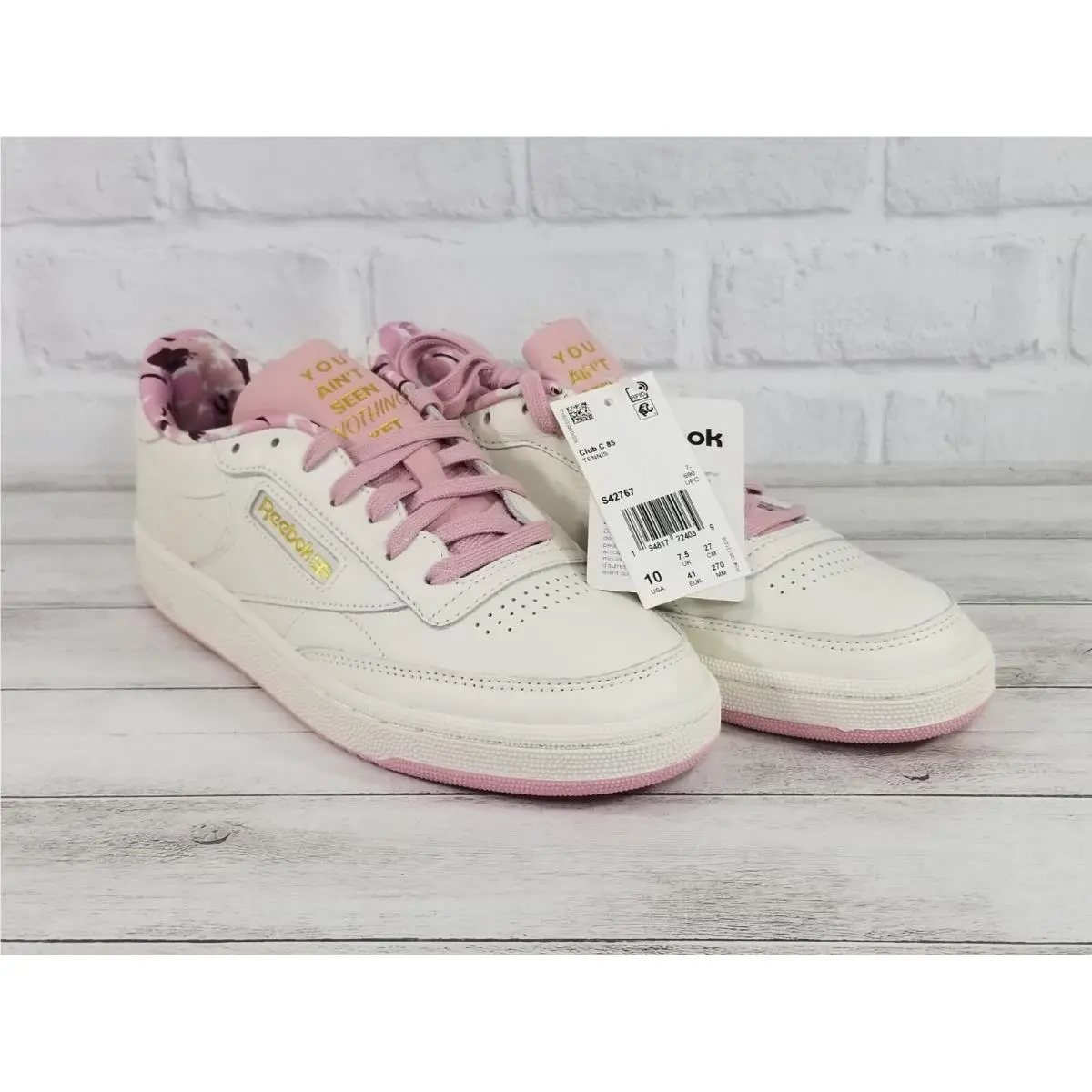 Reebok shoes - Reebok Club C 85 - Club - S42767 - Chalk/Pink 0
