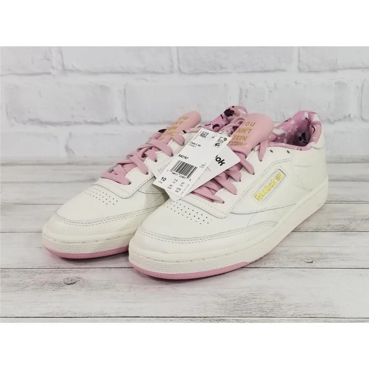 Reebok shoes - Reebok Club C 85 - Club - S42767 - Chalk/Pink 2
