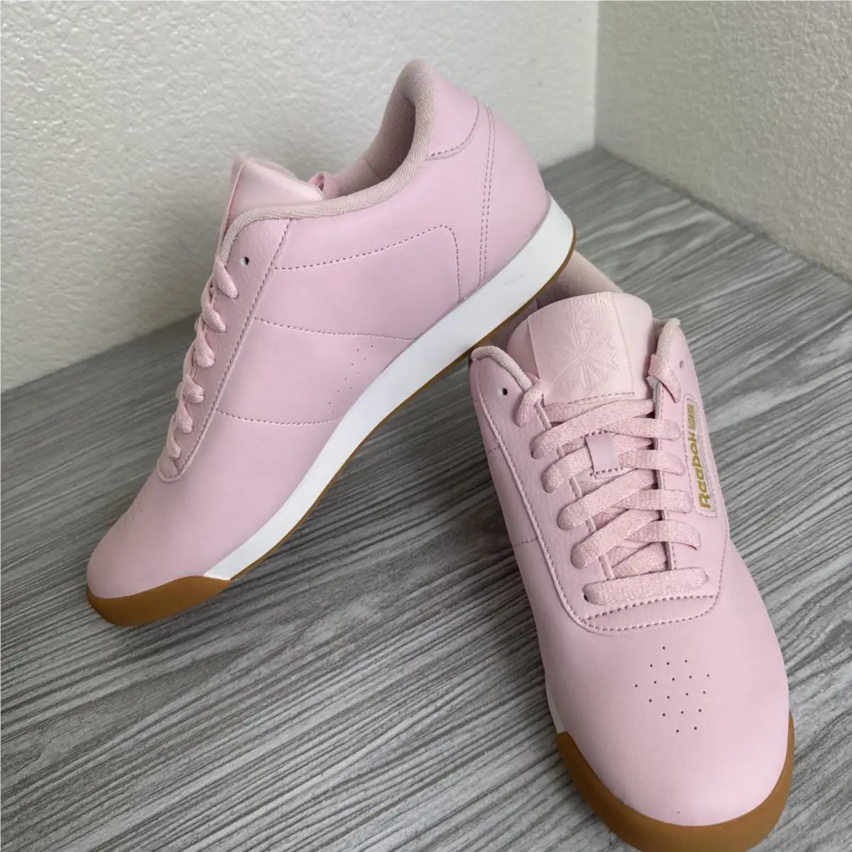 Reebok shoes - Reebok Princess - Princess - Pink/White/Gold Met (UPC: 190309773283) 14