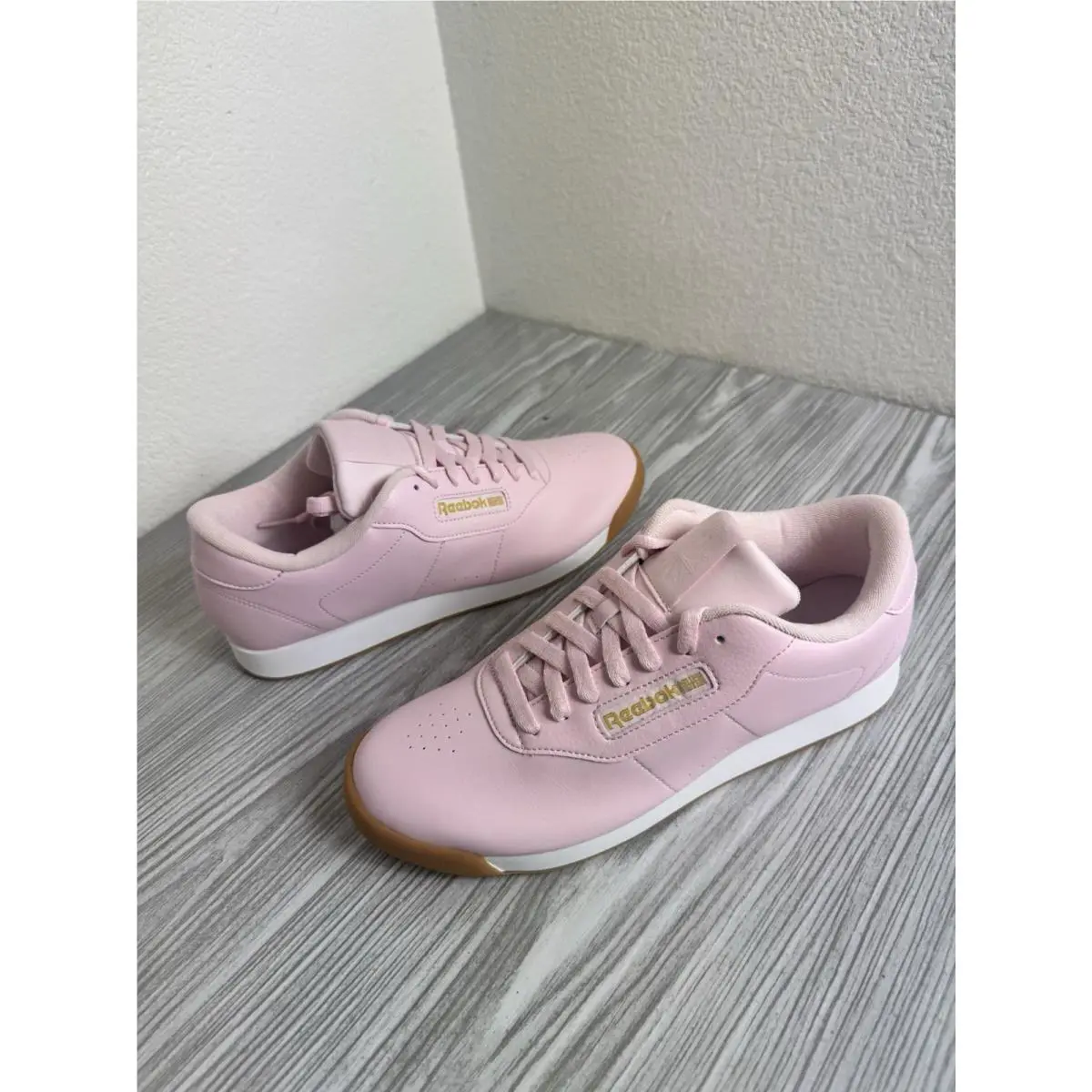 Reebok shoes - Reebok Princess - Princess - Pink/White/Gold Met (UPC: 190309773283) 18