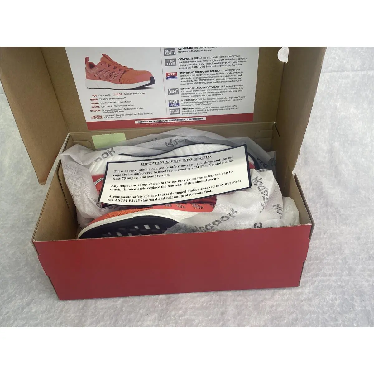 Reebok shoes - Reebok Work - Work - RB348 - Orange 10