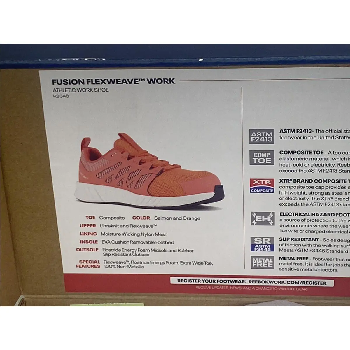 Reebok shoes - Reebok Work - Work - RB348 - Orange 11