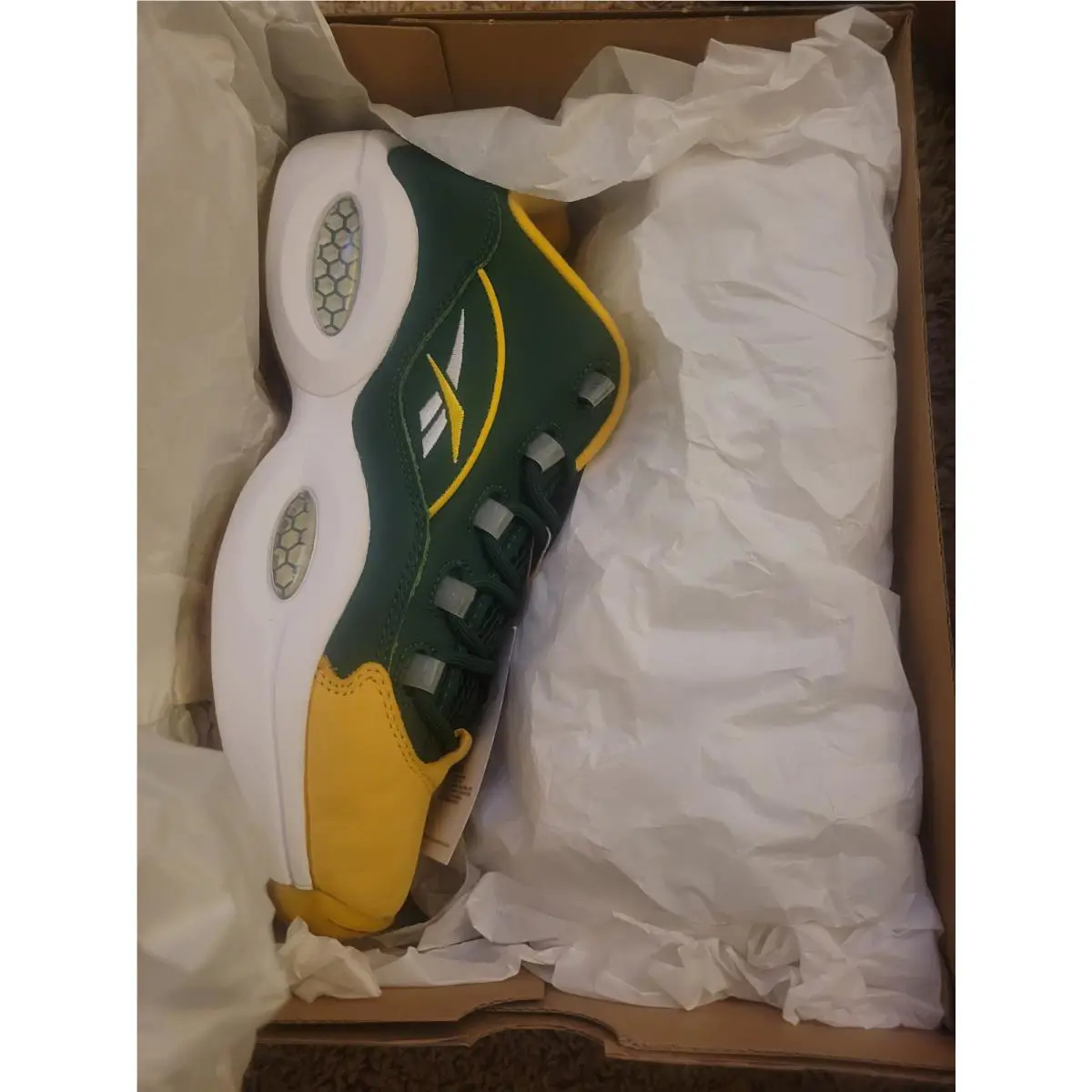 Reebok shoes - GZ0365 - GZ0365 - FTWWHT/DRKGRN/PRIYEL 1