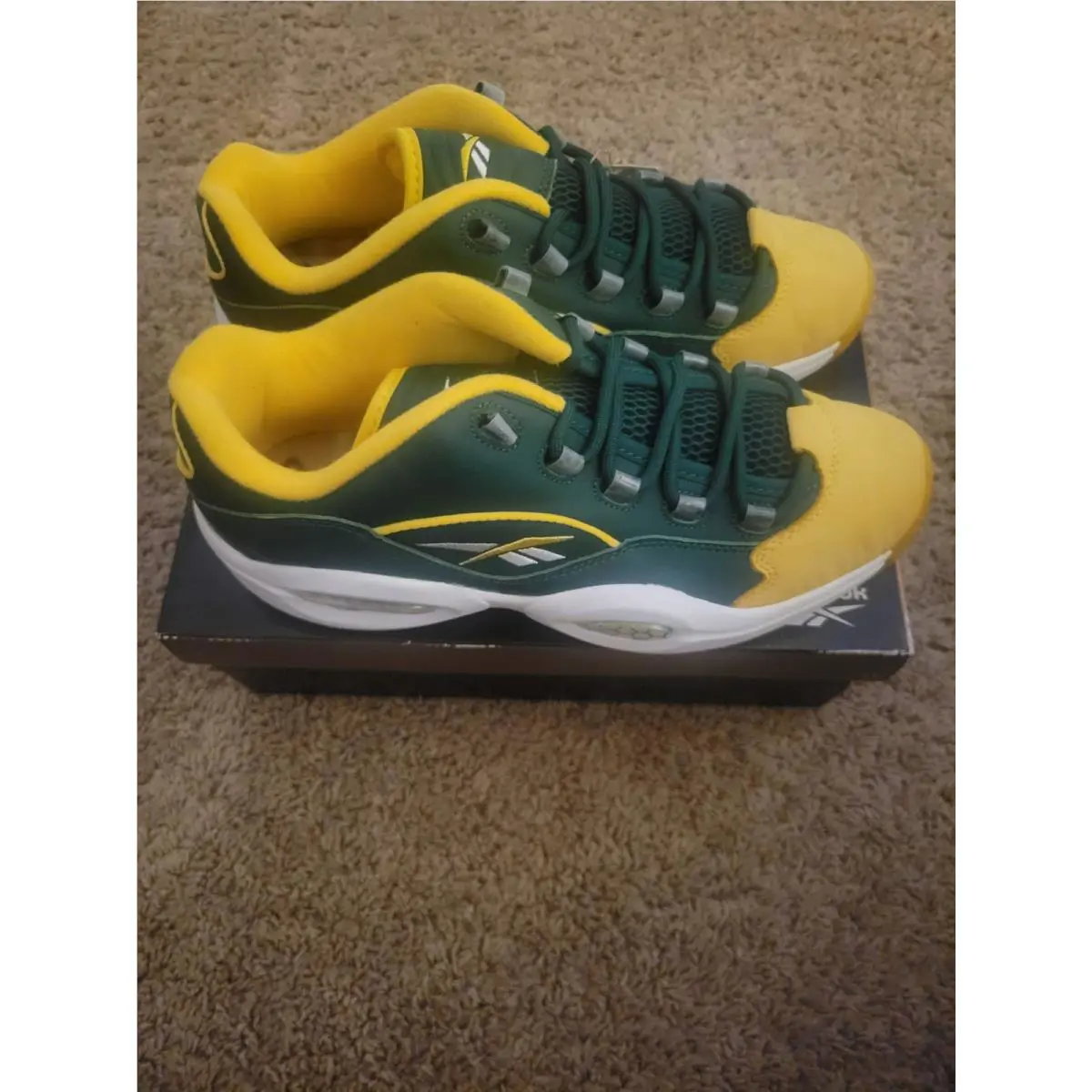 Reebok shoes - GZ0365 - GZ0365 - FTWWHT/DRKGRN/PRIYEL 4