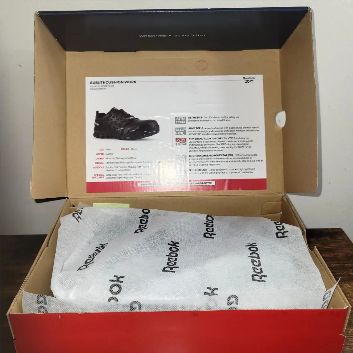 Reebok shoes - SUBLITE CUSHION WORK - SUBLITE CUSHION WORK - Black 8