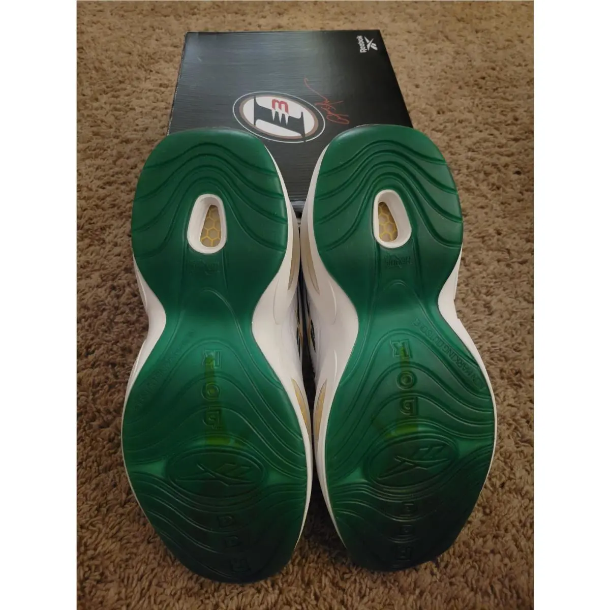 Reebok shoes - GZ0365 - GZ0364 - FTWWHT/DRKGRN/PRIYEL 8