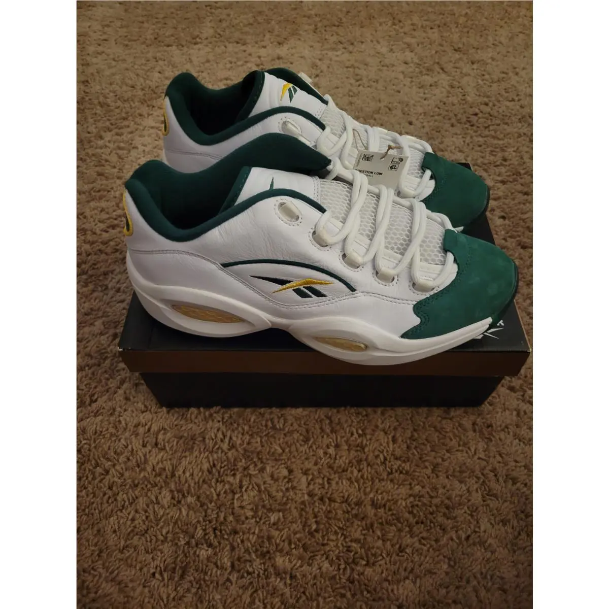 Reebok shoes - GZ0365 - GZ0364 - FTWWHT/DRKGRN/PRIYEL 0
