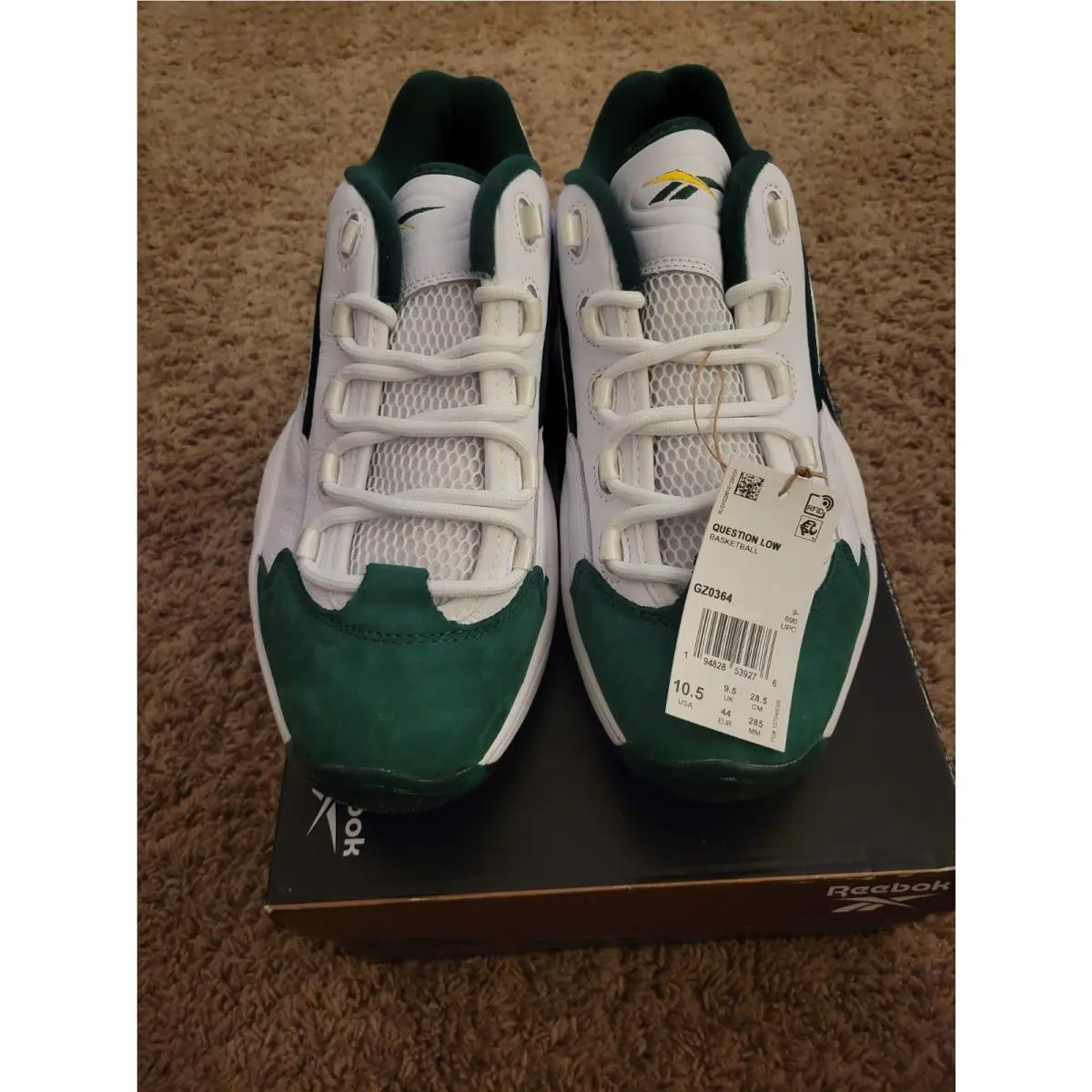 Reebok shoes - GZ0365 - GZ0364 - FTWWHT/DRKGRN/PRIYEL 4