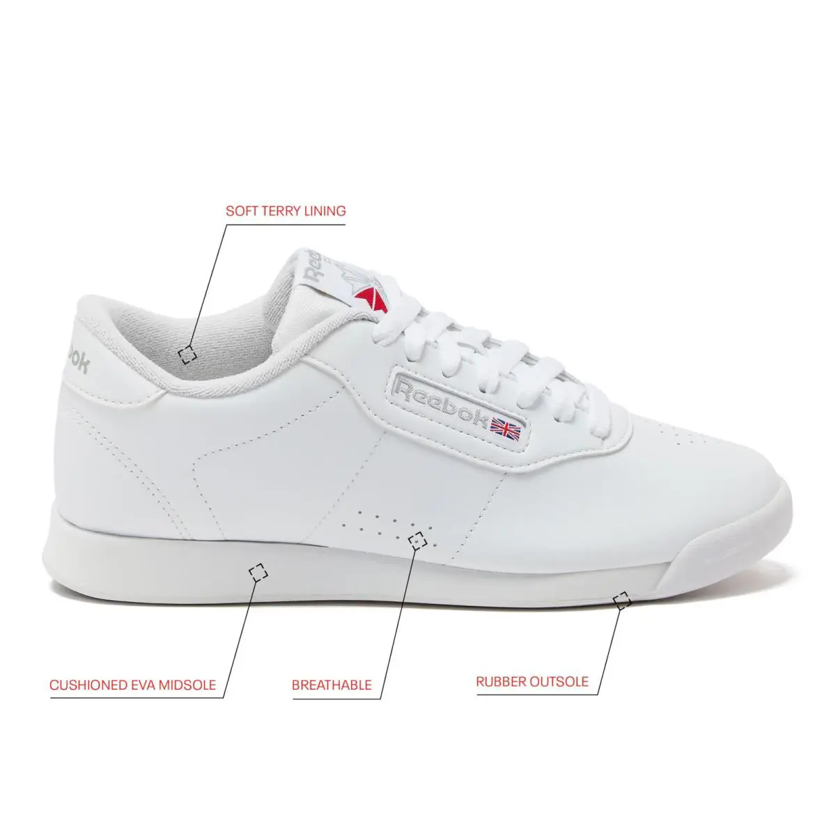 Reebok shoes - Us-White (UPC: 1200143000281) 1