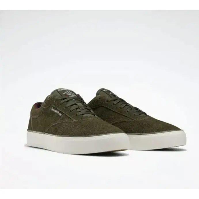 Reebok Sneaker Tennis Shoe Club C Coast Green White Men`s Size 6 Suede
