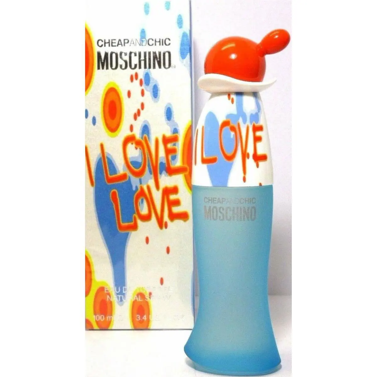 Moschino Chic I Love Love Eau De Toilette Spray 3.4 Oz / 100 ml