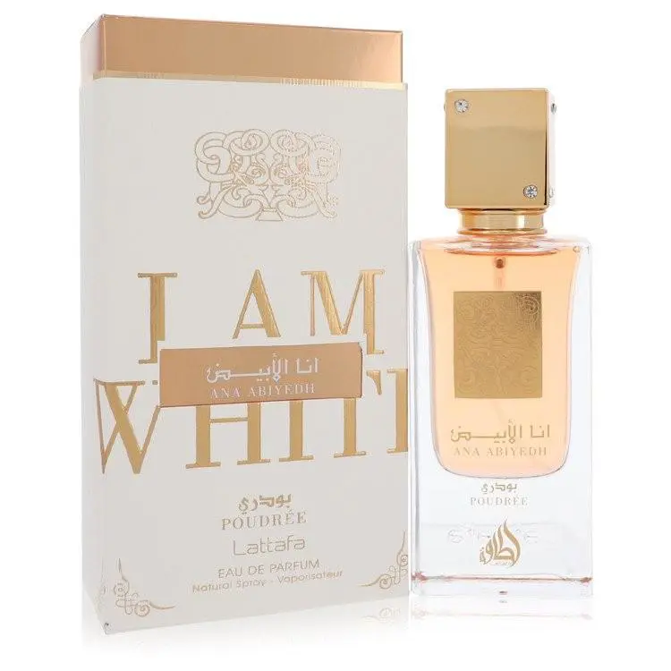 Ana Abiyedh I am White Poudree Lattafa Edp 2 oz / e 60 ml