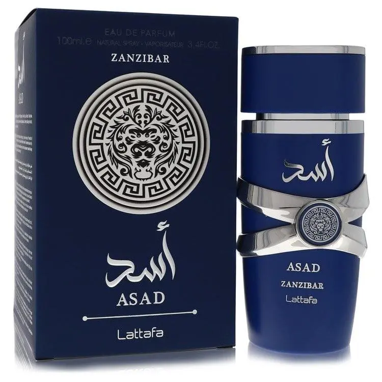 Lattafa Asad Zanzibar by Lattafa Eau De Parfum Spray 3.4 oz / e 100 ml