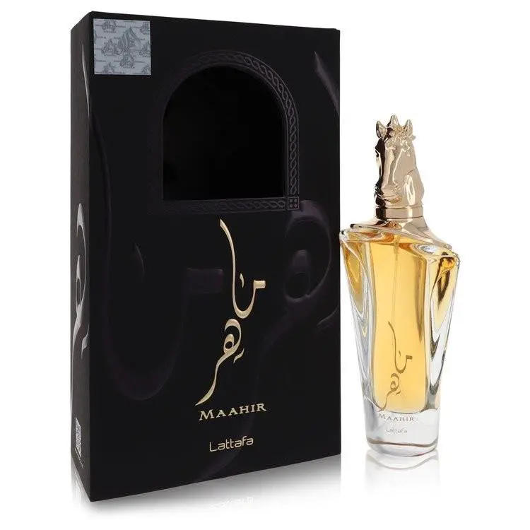 Lattafa Maahir by Lattafa Eau De Parfum Spray 3.4 oz / e 100 ml