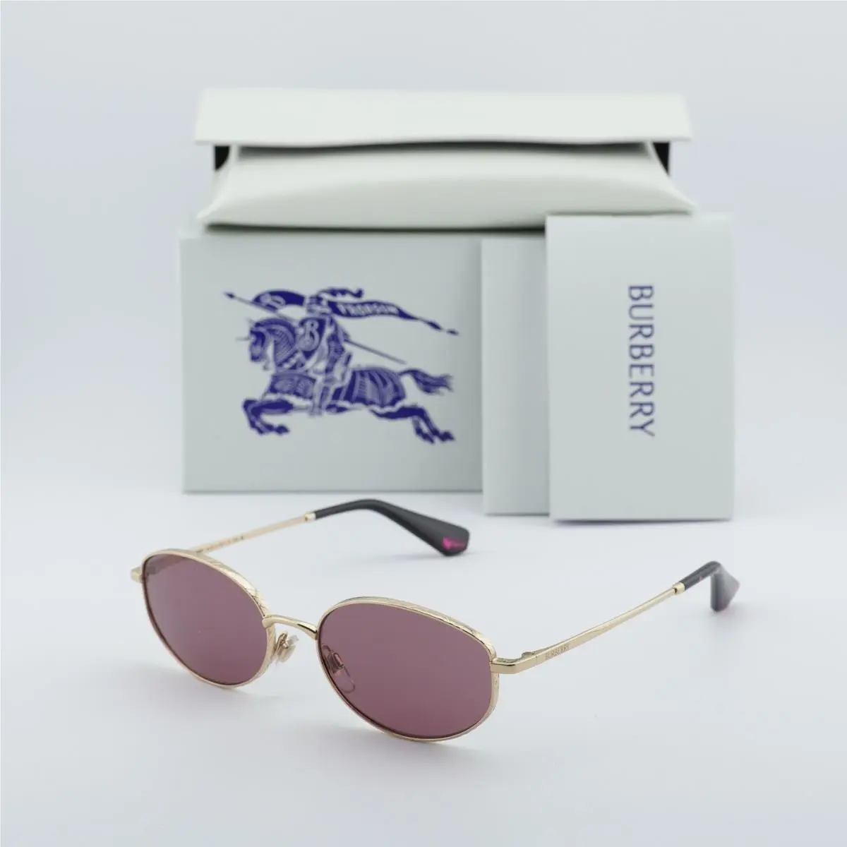 Burberry BE3169 11091A Gold/violet 55-18-140 Sunglasses