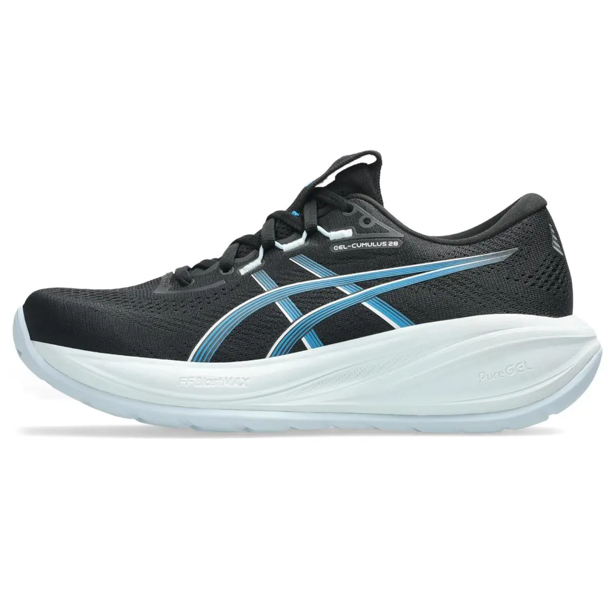 Asics shoes - Black/Aegean Blue 2