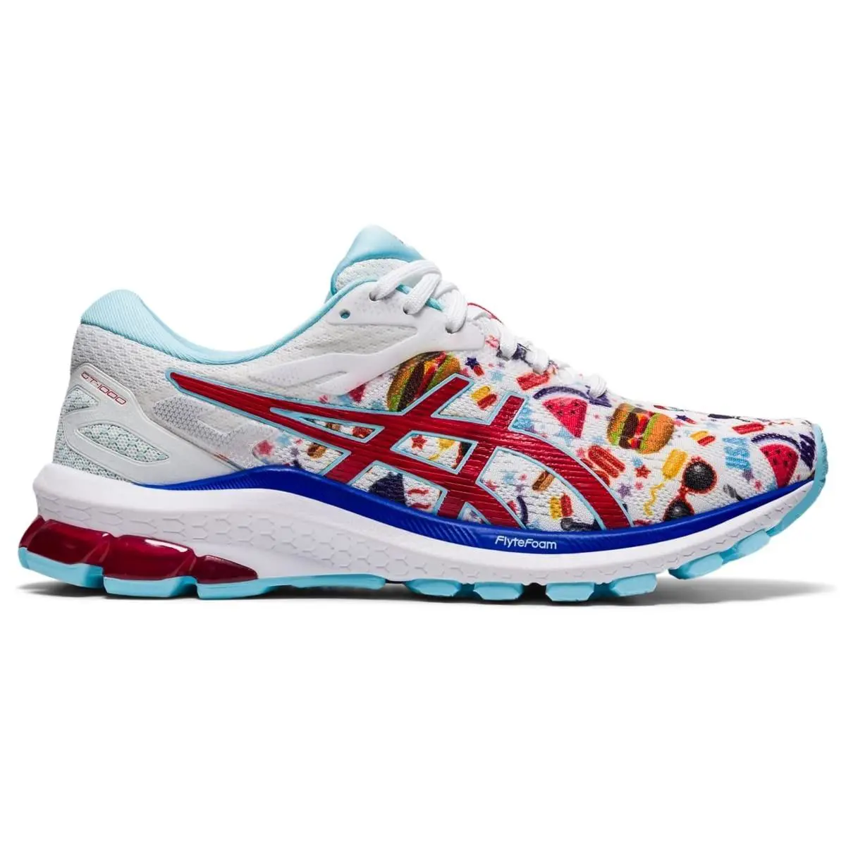 Asics shoes - ASICS GT-1000 10 - white/ classic red 9