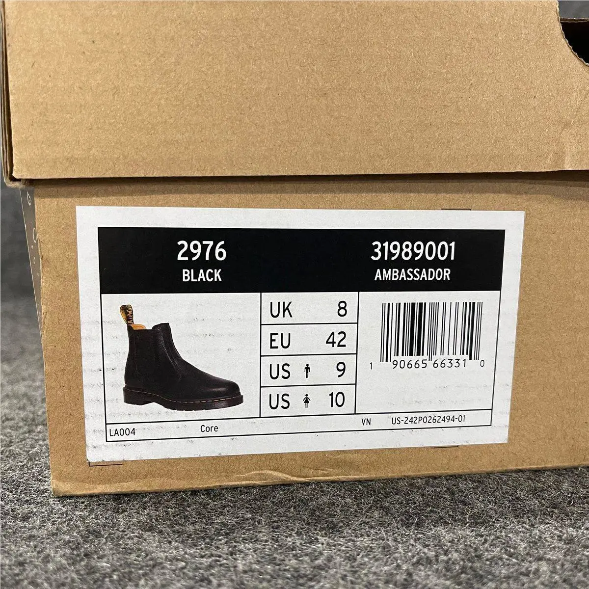 Dr. Martens shoes - vs-187965 - vs-187965 - Black (UPC: 190665663310) 2