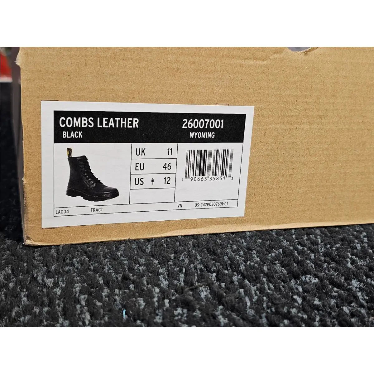 Dr. Martens shoes - Dr. Martens 26007001 - Martens - 26007001 - Black (UPC: 190665358513) 0