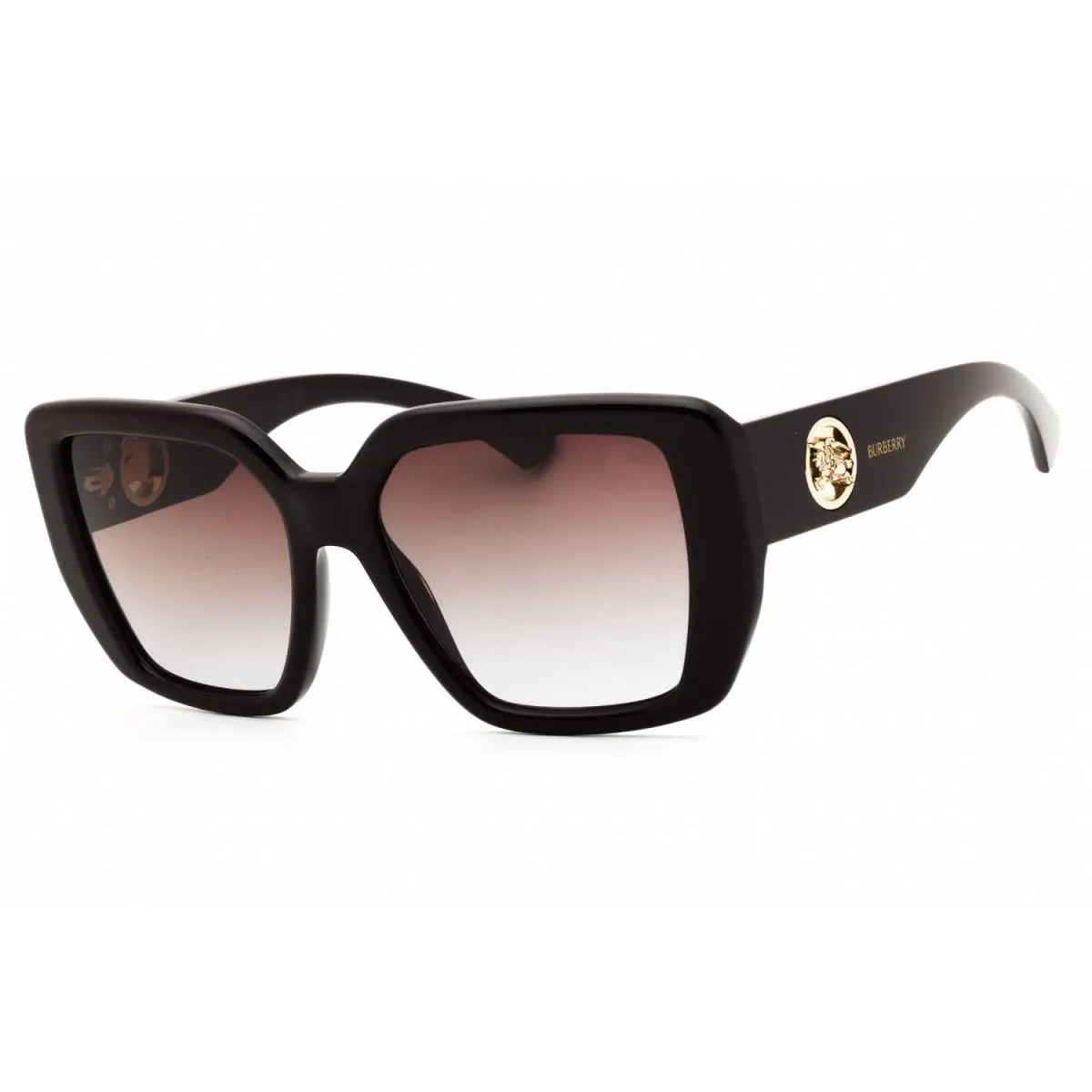 Burberry BE4471 42048G Sunglasses Bordeaux Frame Gray Lenses 54mm