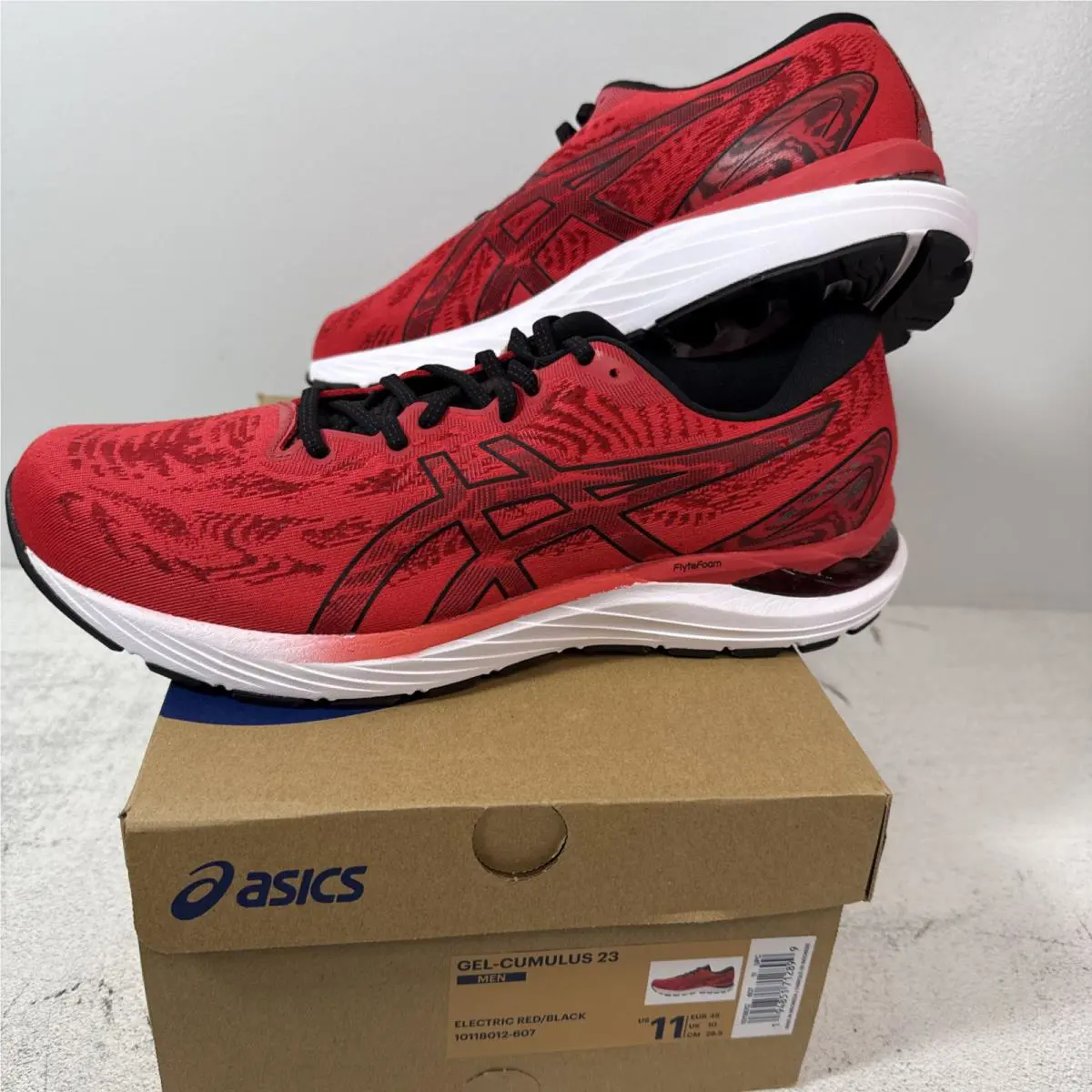 Asics shoes - ASICS Gel Cumulus 23 - Gel Cumulus - Electric RED/Black (UPC: 194851712899) 3