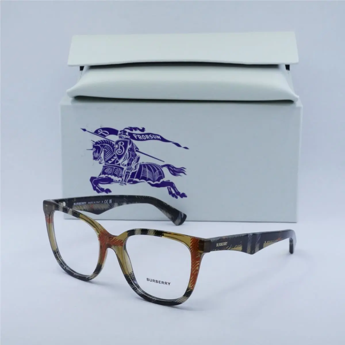 Burberry BE2415 4146 Check Sand 51mm Eyeglasses
