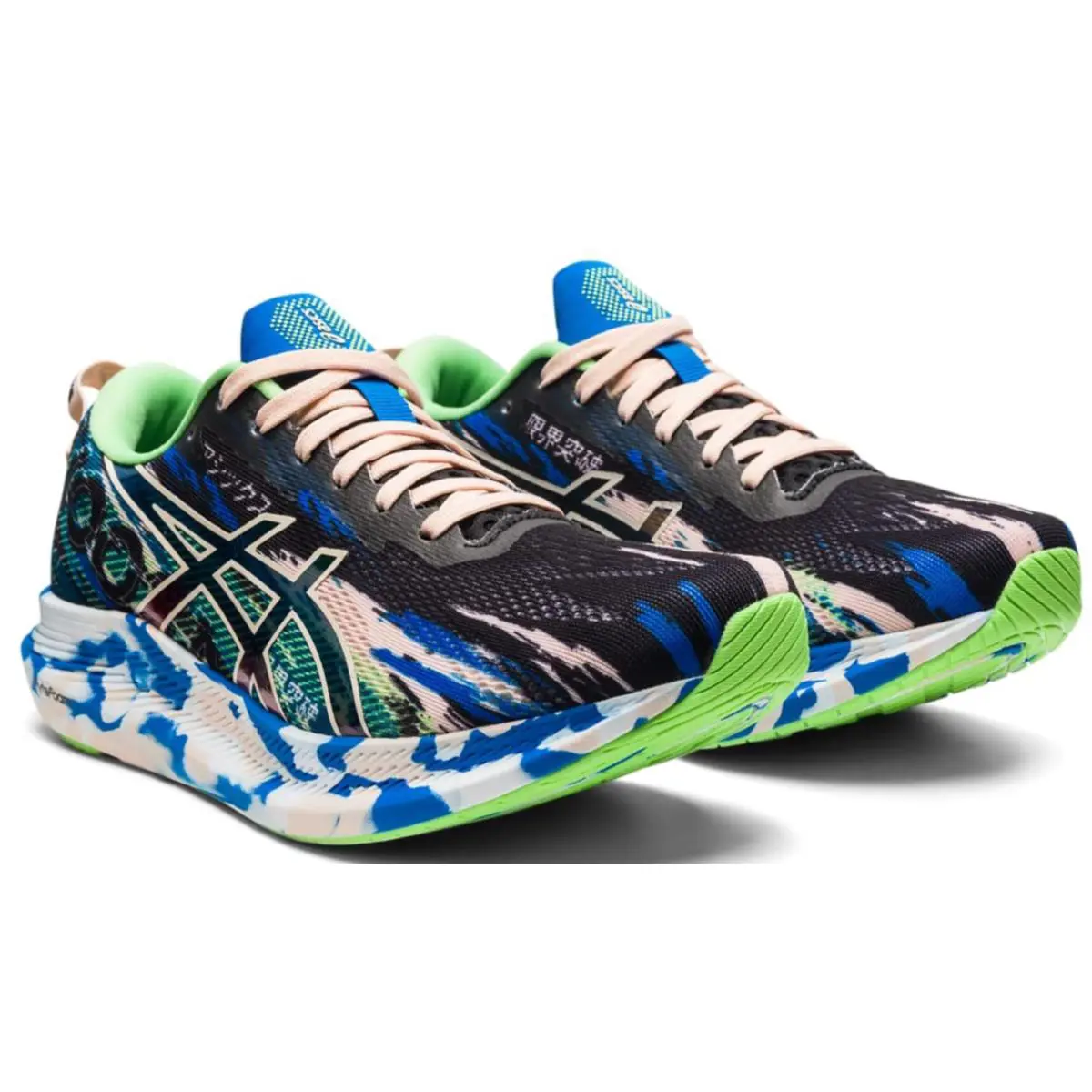 Asics shoes - ASICS Noosa Tri 13 - Noosa Tri - 1012898004 - Black/Pearl Pink, Manufacturer: Hot Pink/Safety Yellow 1