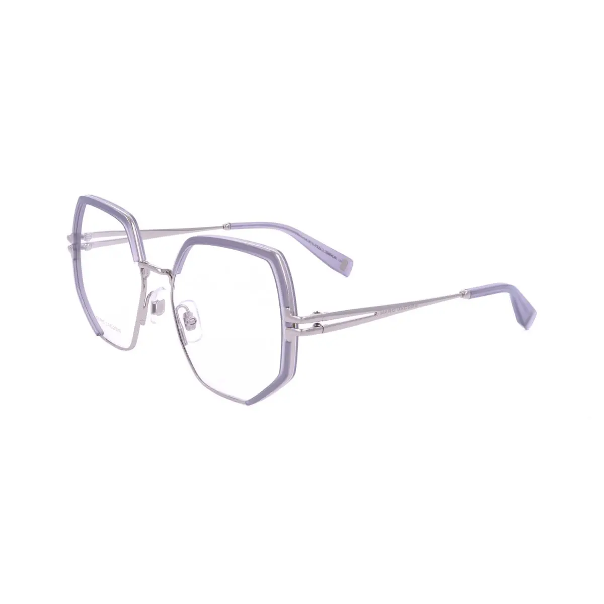 Marc Jacobs Runway Women`s 55 mm Palladium Violet Opticals MJ1092-GME-55 - Frame: Silver, Lens: No Color, Other Frame: Palladium Violet
