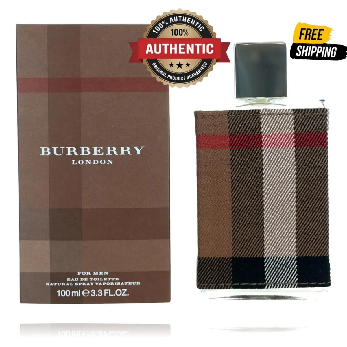 Burberry London by Burberry 3.3 oz Edt Spray For Men