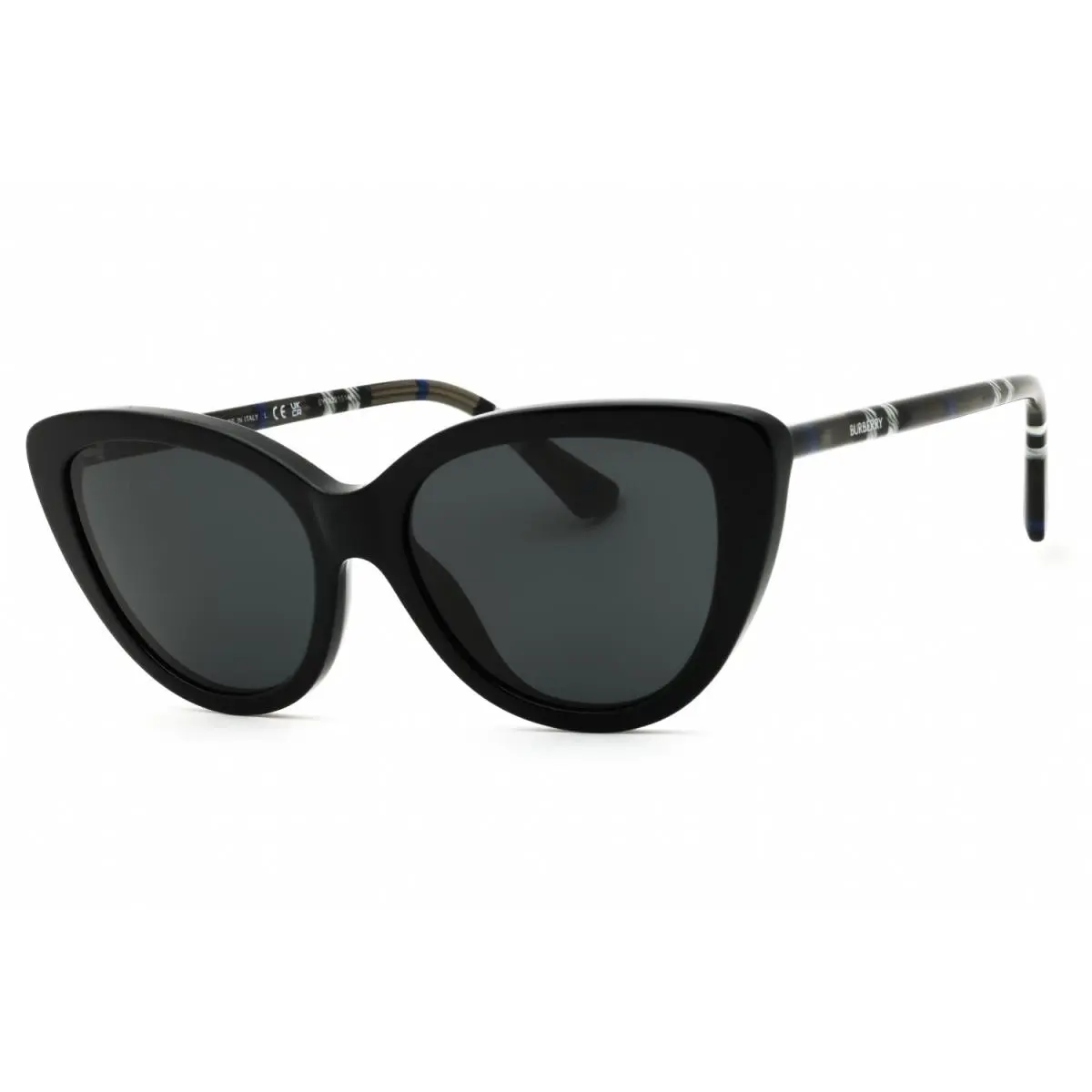 Burberry Dark Grey Cat Eye Ladies Sunglasses BE4457 416587 55 BE4457 416587 55