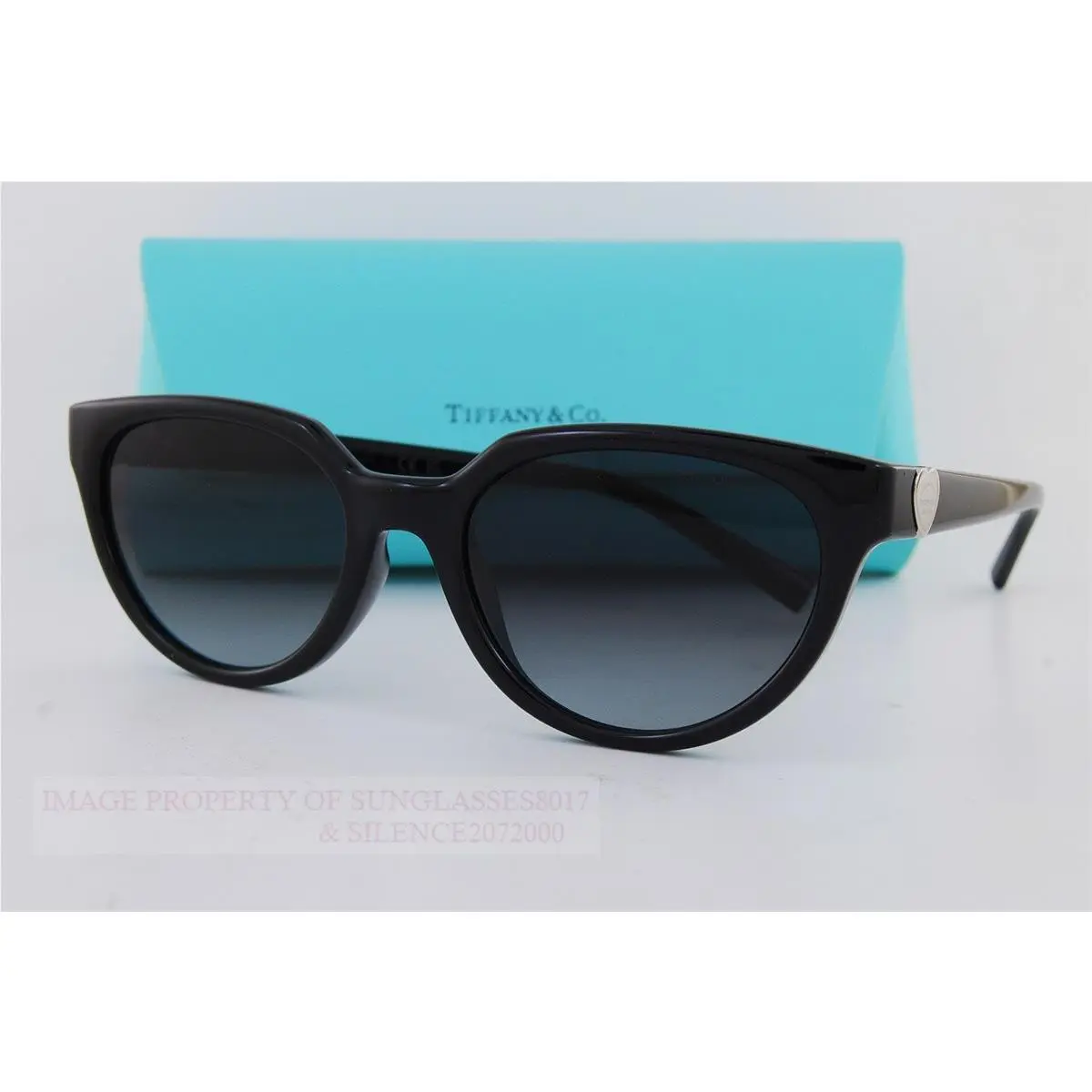 Tiffany Co. Sunglasses TF 4256D 80013C Black/gradient Gray For Women by Tiffany & Co.