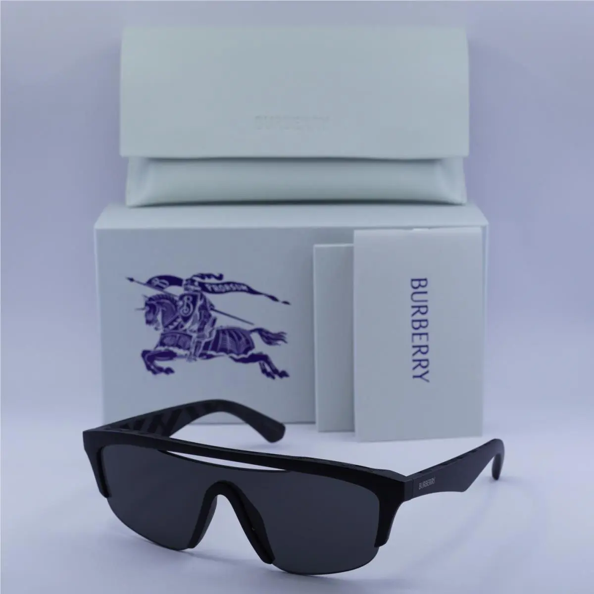 Burberry BE4460U 3464/87 Matte Black/grey 140-0-145 Sunglasses