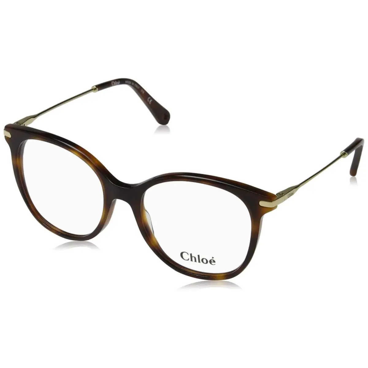 Chloe CE 2721 218 Havana Round Eyeglasses 54mm with Case