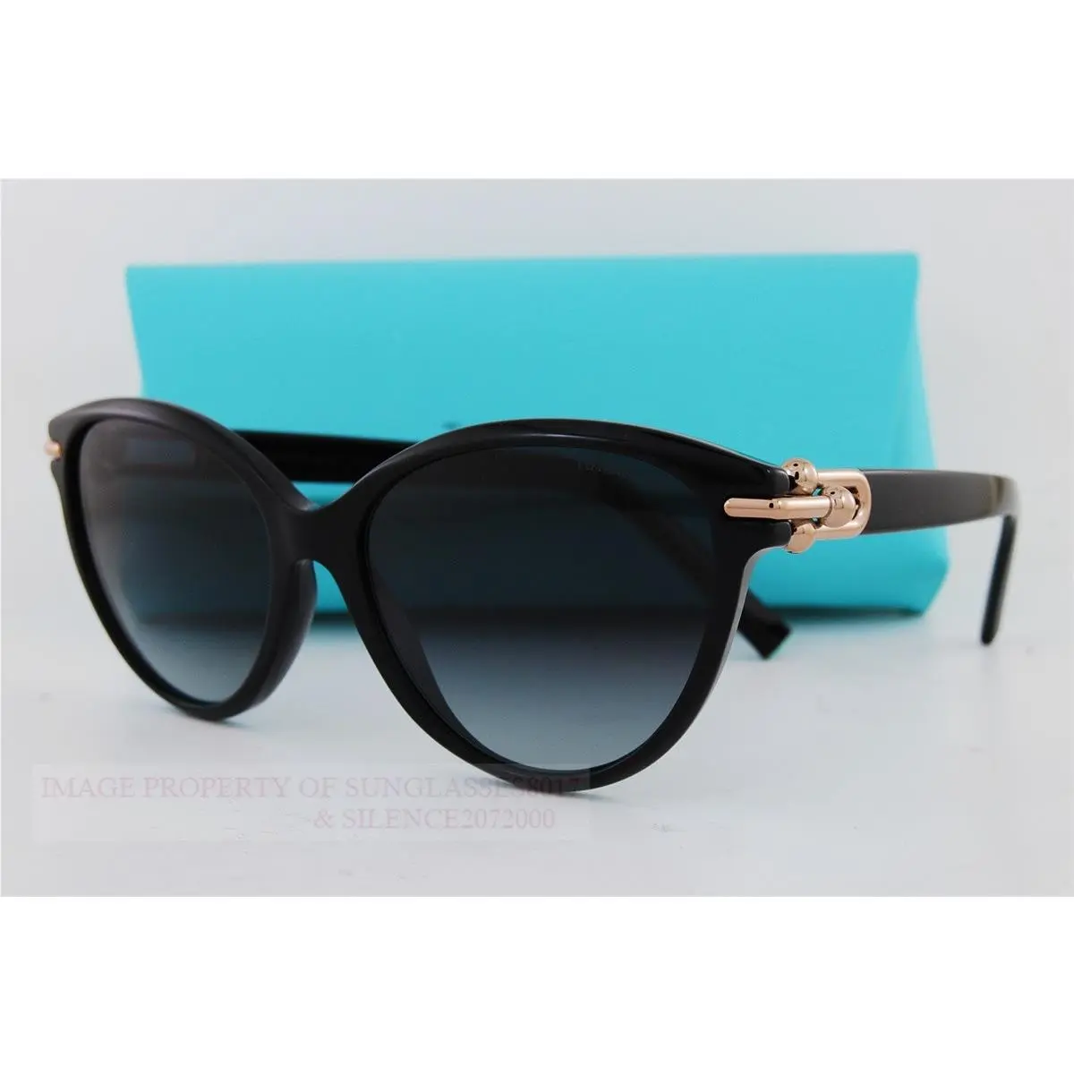 Tiffany Co. Sunglasses TF 4261 80013C Black/gradient Gray For Women by Tiffany & Co.