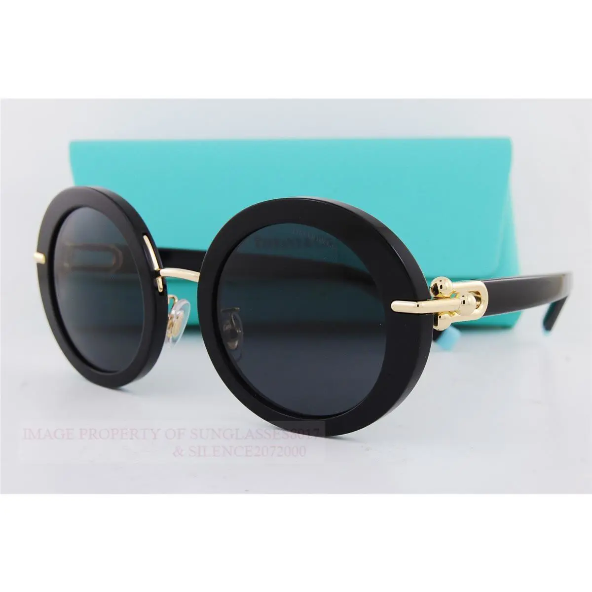 Tiffany Co. Sunglasses TF 4201 8001S4 Black/dark Gray For Women