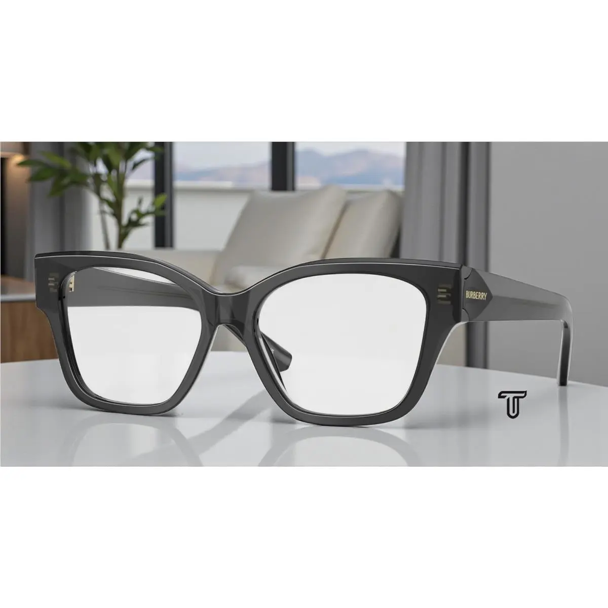 Burberry BE2420F 4112 Grey Demo Lens 52 mm Women`s Eyeglasses
