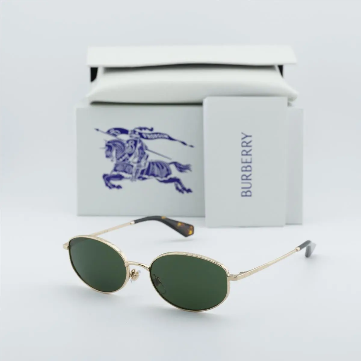 Burberry BE3169 110971 Gold/green 55-18-140 Sunglasses