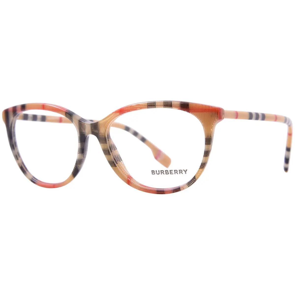 Burberry BE2389 4087 Eyeglasses Women`s Vintage Check Full Rim Oval Shape 52mm