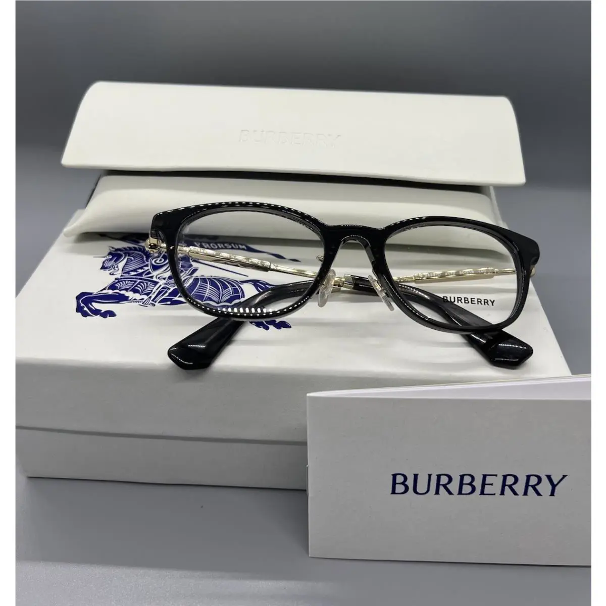 Burberry Women`s BE2423-D 4112 Eyeglasses Black / Gold 50-19-140