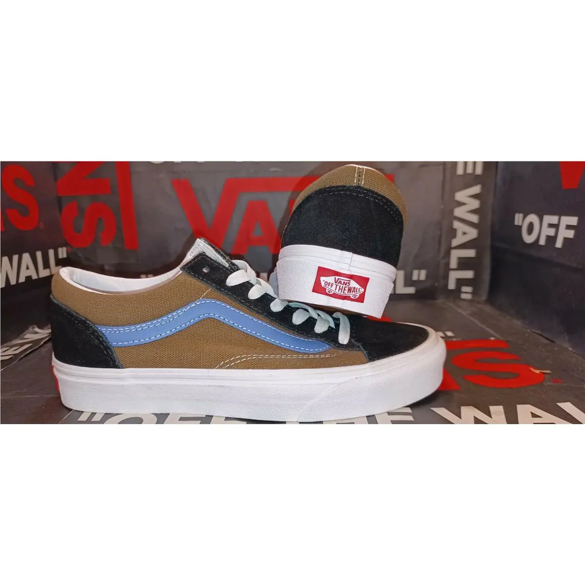 Vans shoes - VANS Off The Wall - Off The Wall - Pink White Black Brown 2