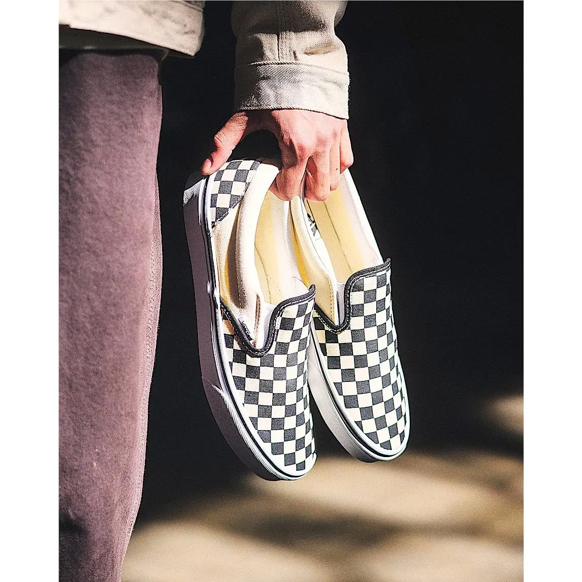 Vans shoes - VANS Slip-On - VN000EYEBWW - Ivory 3